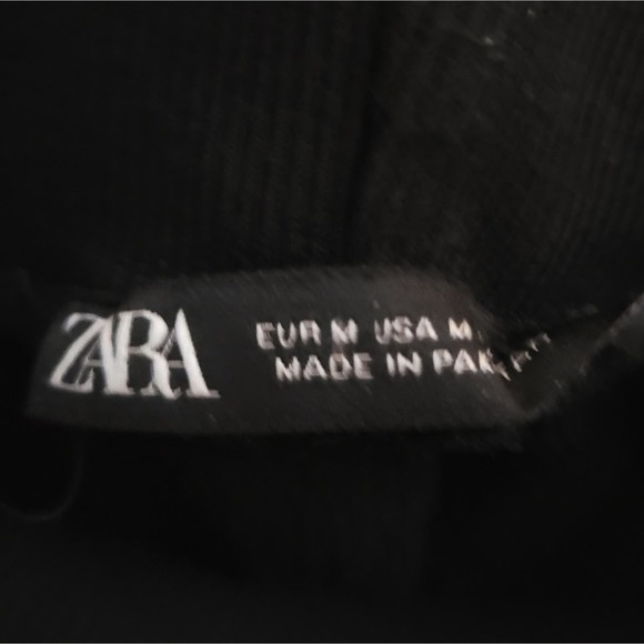 Zara Black Turtleneck Long Sleeve Basic Sweatshirt - Picture 11 of 11